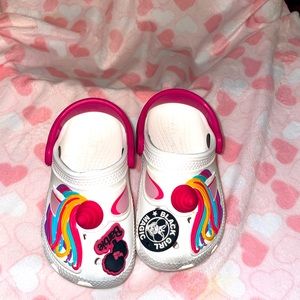 Unicorn Toddler Girl Crocs Size 7